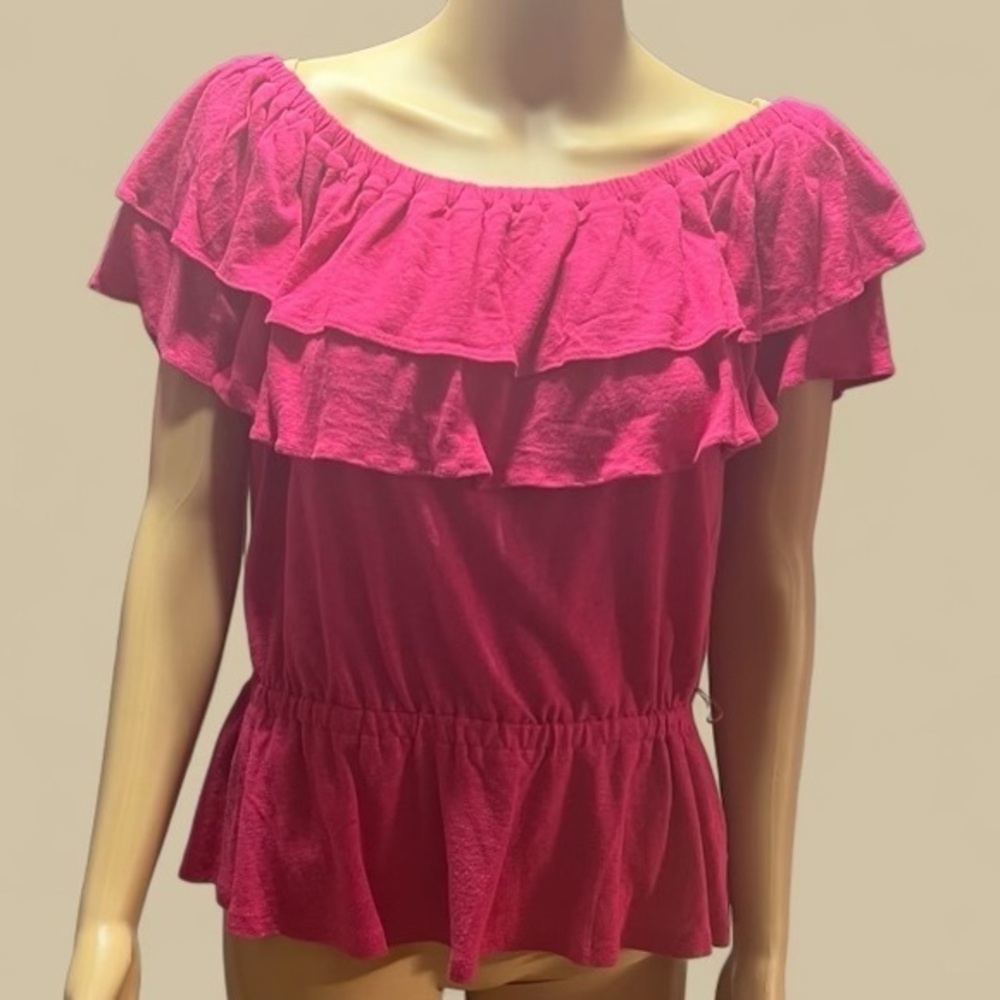 Ralph Lauren Off shoulder linen Blouse